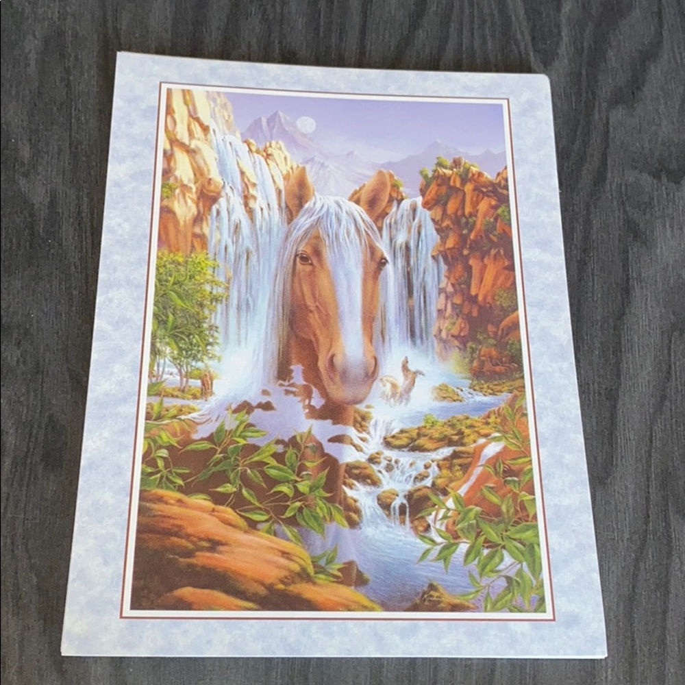 Vintage 90s Greeting Cards “Horse Surround”